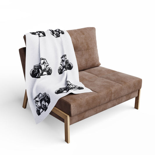 Off The Beaten Path Side By Side Arctic Fleece Blanket