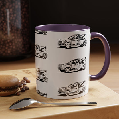 Wheel Lift Tow Truck 2-Tone Coffee Mug