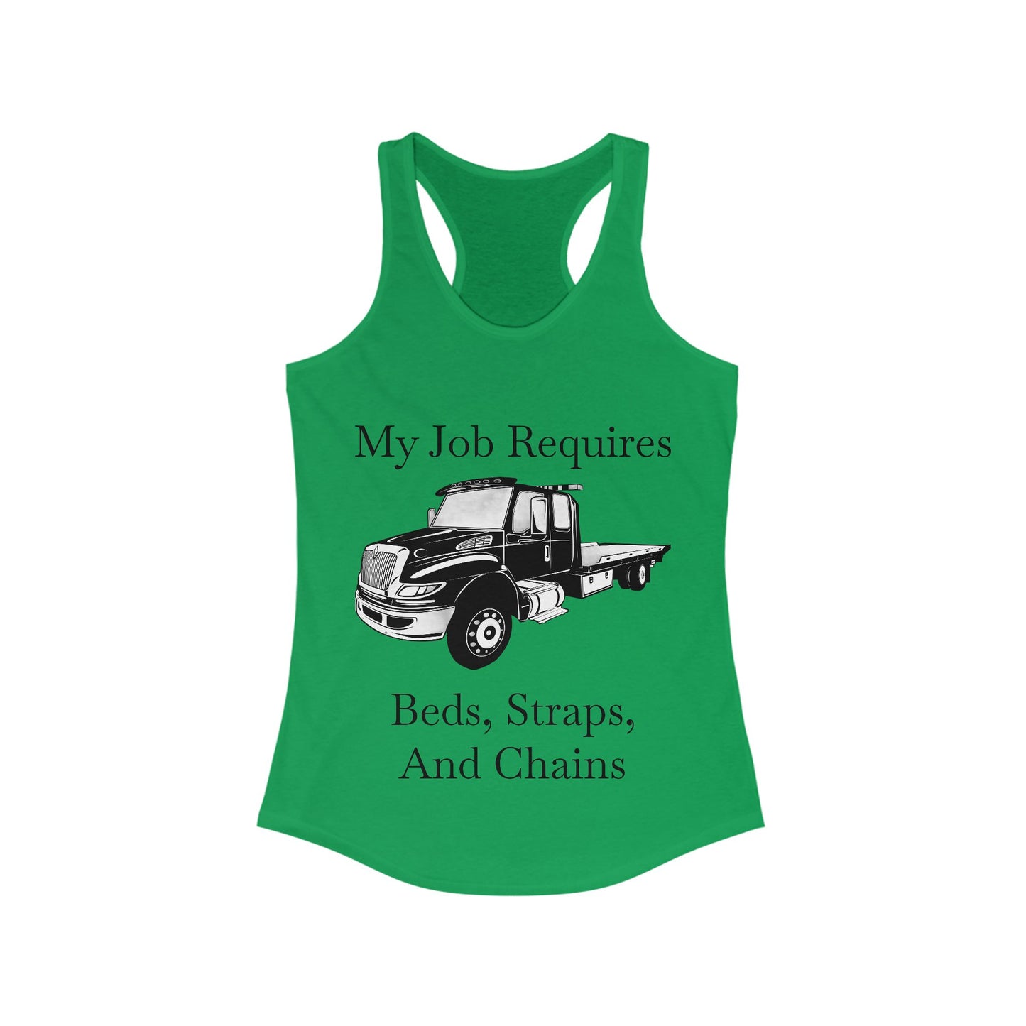 Beds, Straps, And Chains Women's Racerback Tank