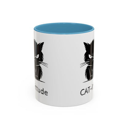 CAT-ittude 2-Tone Coffee Mug