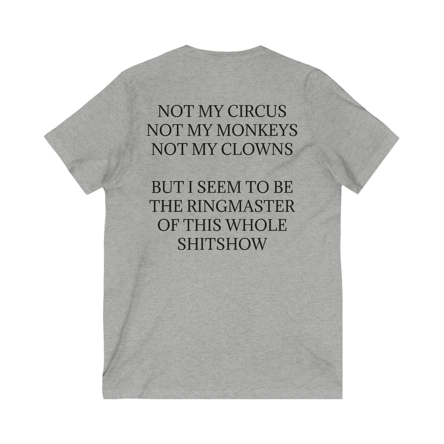 Ringmaster Unisex Short Sleeve V-Neck Tee