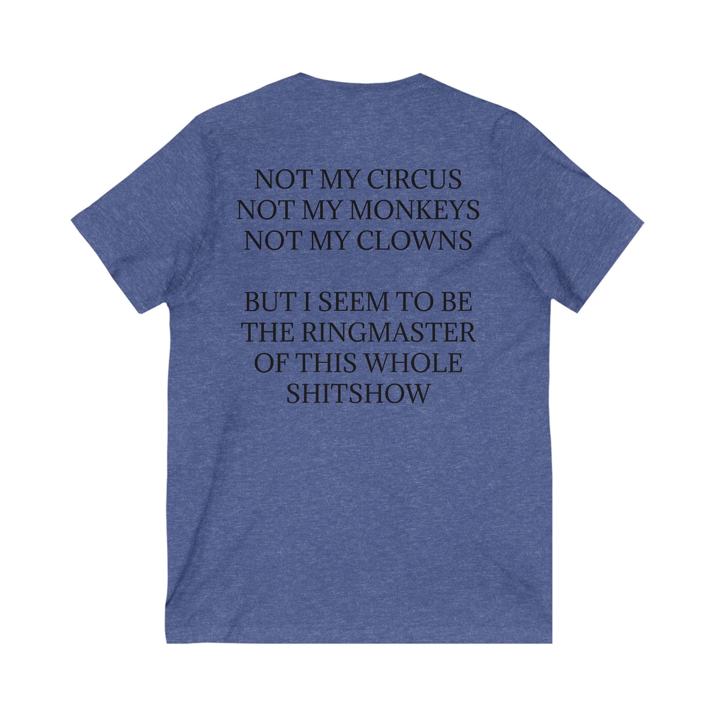 Ringmaster Unisex Short Sleeve V-Neck Tee