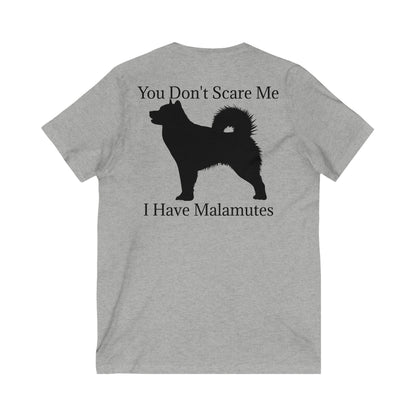 You Don't Scare Me Unisex Short Sleeve V-Neck Tee