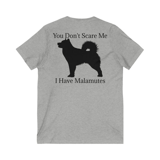You Don't Scare Me Unisex Short Sleeve V-Neck Tee