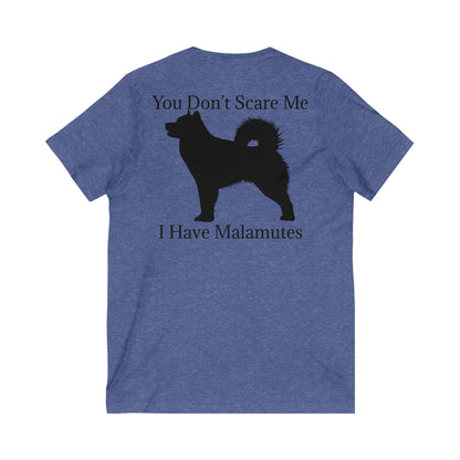 You Don't Scare Me Unisex Short Sleeve V-Neck Tee