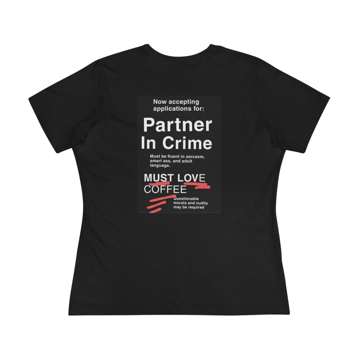Partner In Crime Women's Short Sleeve Crewneck Tee