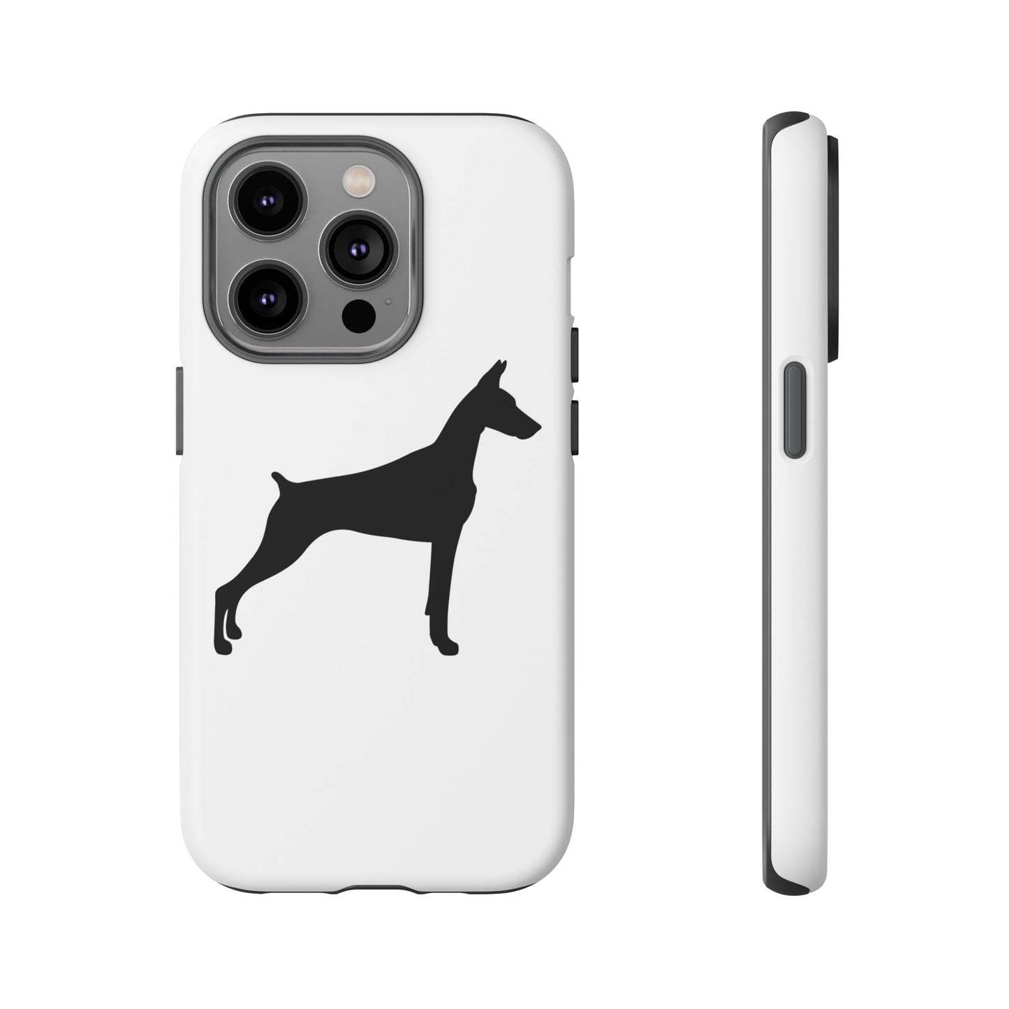 Doberman Silhouette iPhone Case