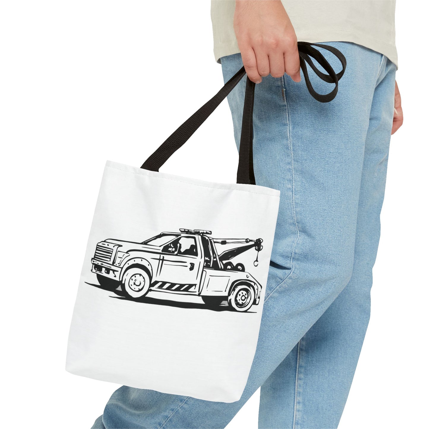 Wheel Lift Tow Truck Tote Bag
