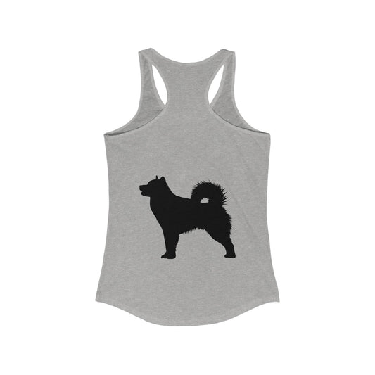 Malamute Silhouette Women's Racerback Tank