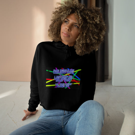 Glow Sticks Women's Crop Hoodie