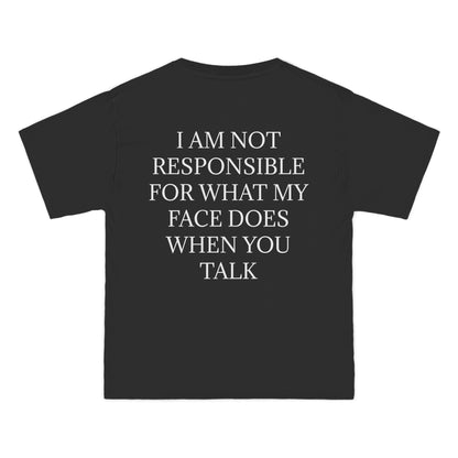 When You Talk Men's Short-Sleeve Crewneck Tee