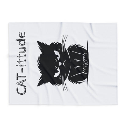 CAT-ittude Arctic Fleece Blanket