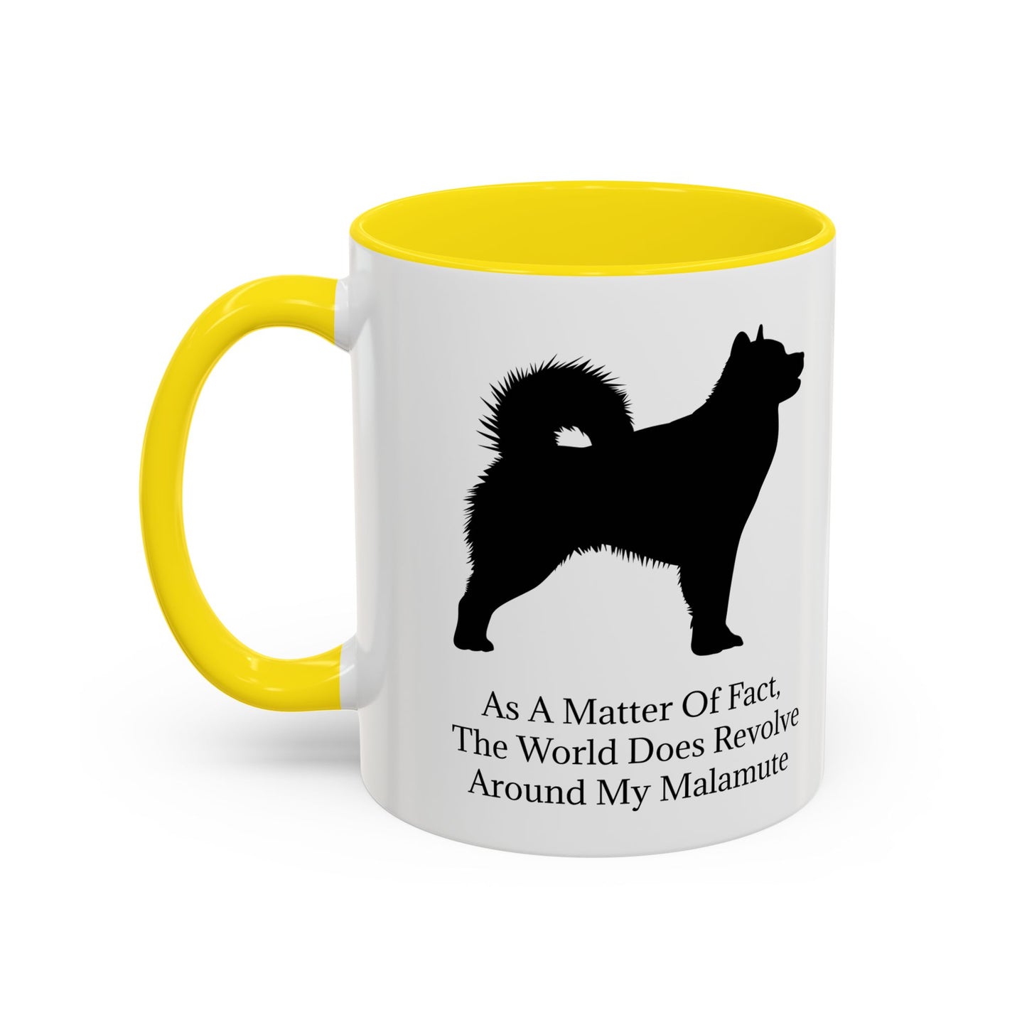 Matter Of Fact Malamute 2-Tone Coffee Mug