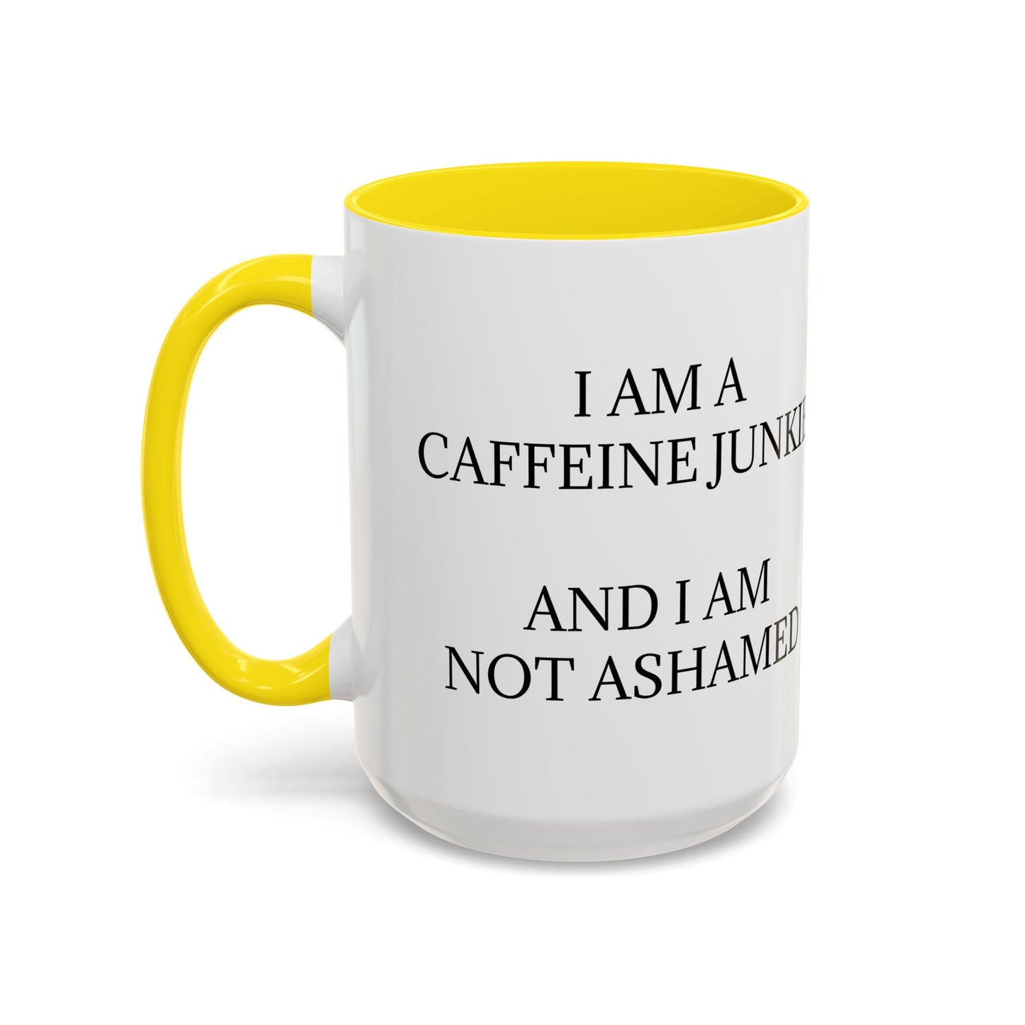 Caffeine Junkie 2-Tone Coffee Mug