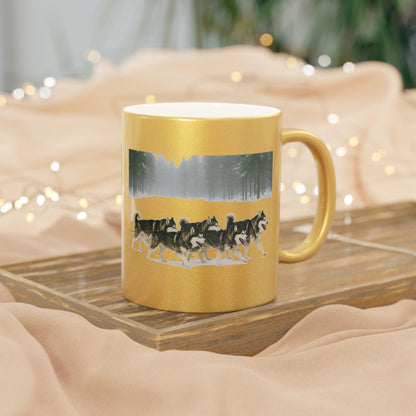 Mush On Metallic Coffee Mug