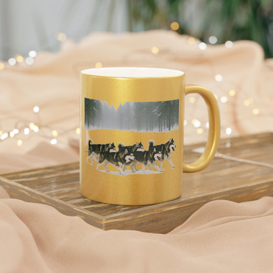Mush On Metallic Coffee Mug