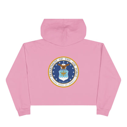 US Air Force Women's Crop Hoodie