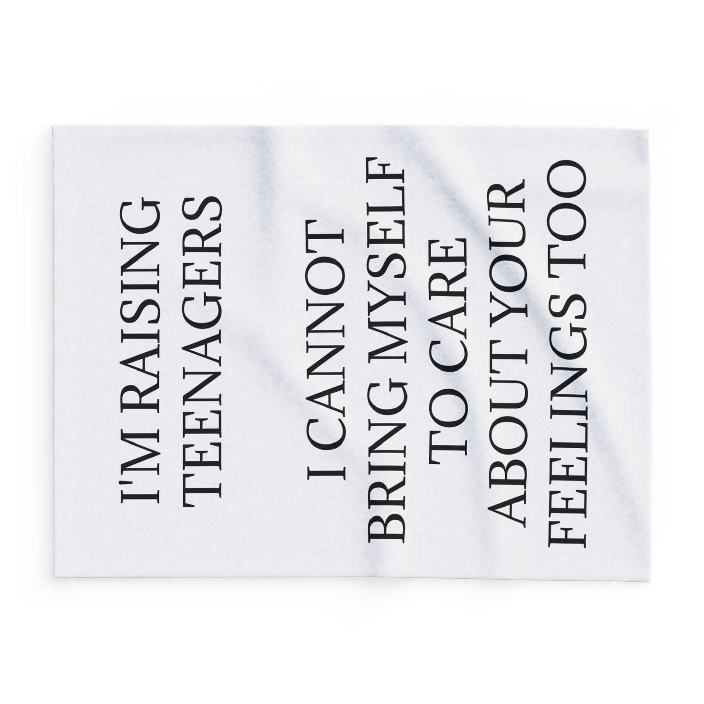 Raising Teenagers Arctic Fleece Blanket