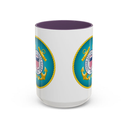 US Coast Guard 2-Tone Coffee Mug