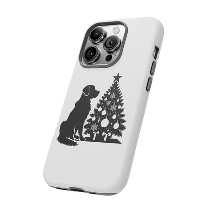 Golden Christmas Tree iPhone Case
