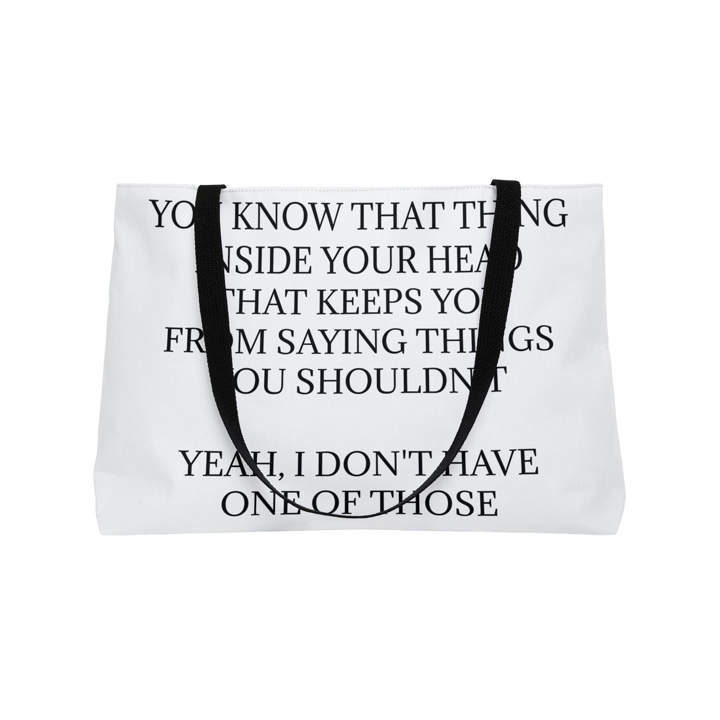 No Filter Weekender Tote Bag