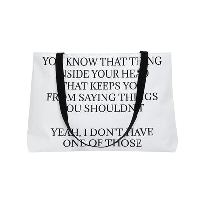 No Filter Weekender Tote Bag