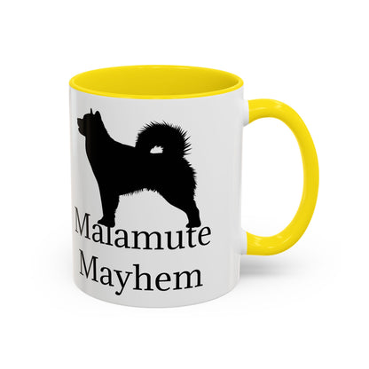 Malamute Mayhem 2-Tone Coffee Mug