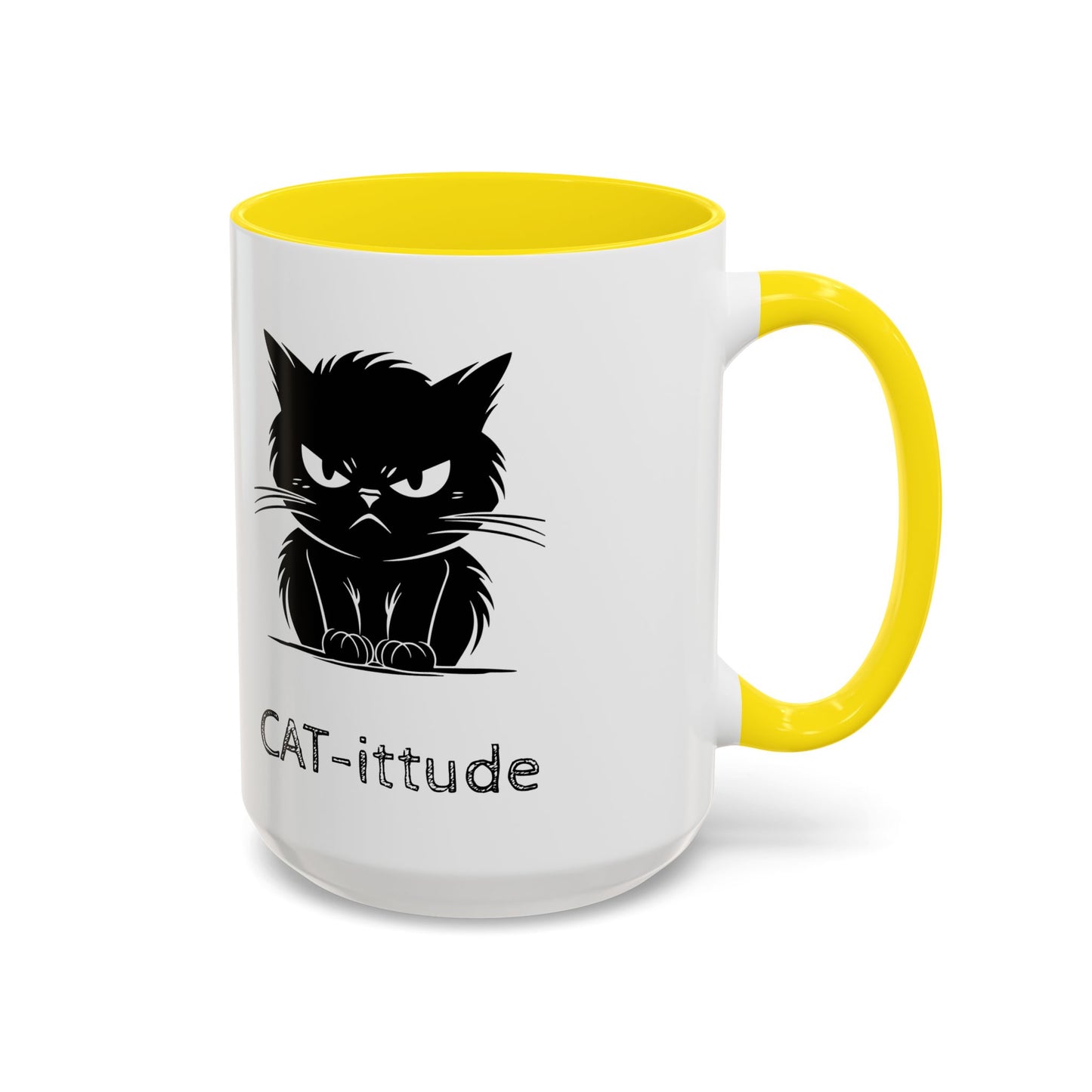 CAT-ittude 2-Tone Coffee Mug