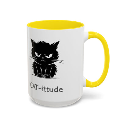 CAT-ittude 2-Tone Coffee Mug