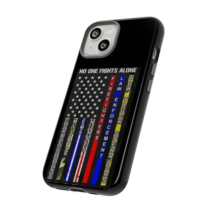 No One Fights Alone iPhone Case