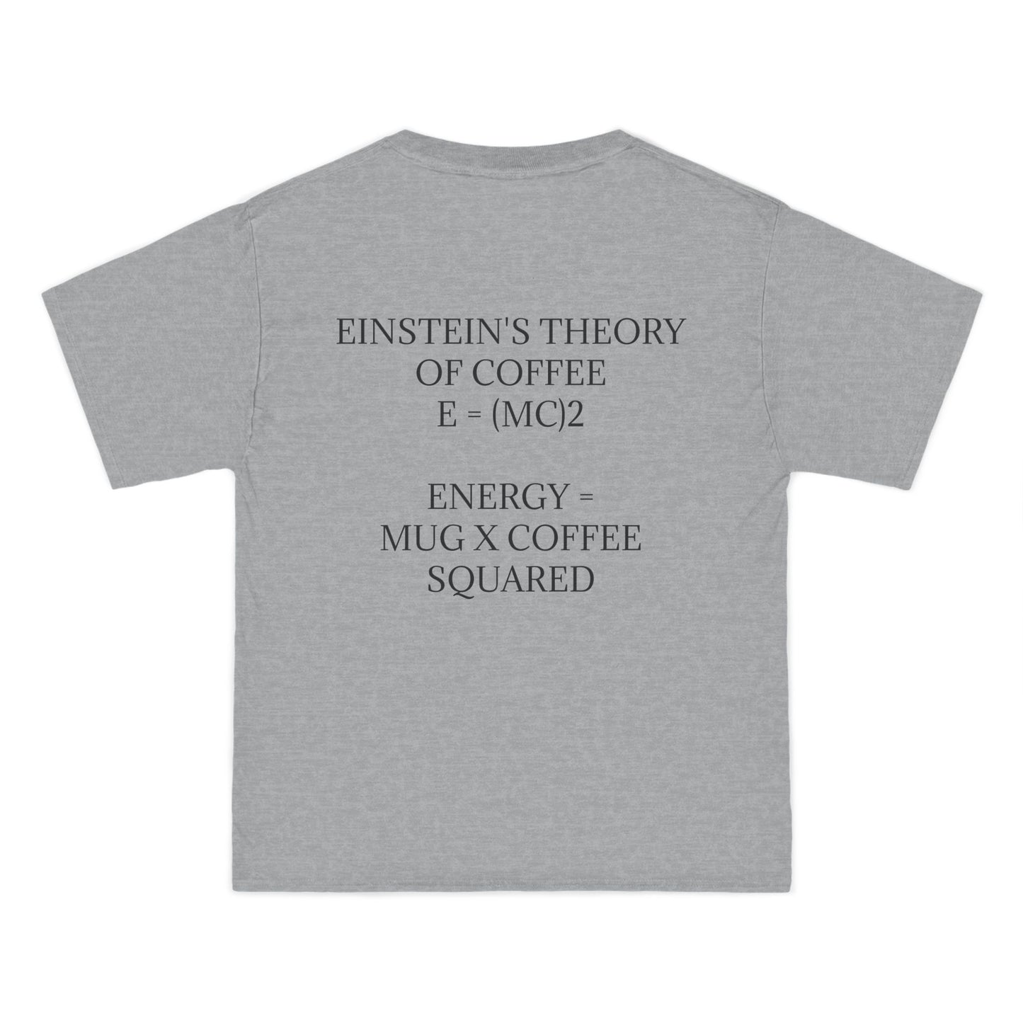 Einstein's Theory Of Coffee Men's Short-Sleeve Crewneck Tee