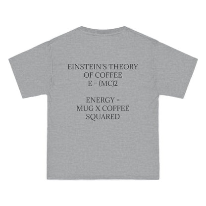 Einstein's Theory Of Coffee Men's Short-Sleeve Crewneck Tee
