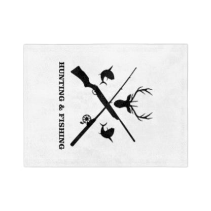 Hunting/Fishing Velveteen Microfiber Blanket