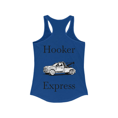 H**ker Express Wheel Lift Tow Truck Women's Racerback Tank