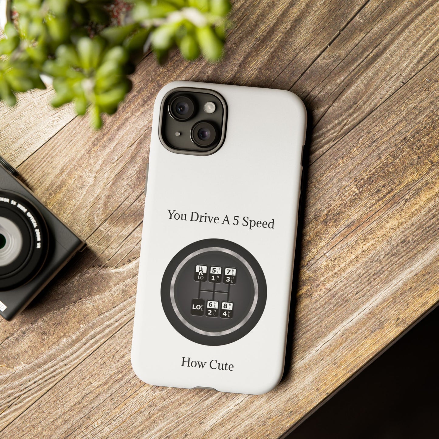 5 Speed How Cute iPhone Case