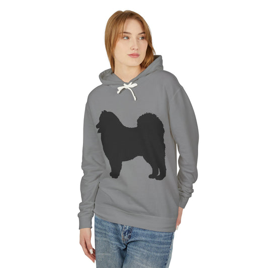 Samoyed Silhouette Unisex Lightweight Hoodie