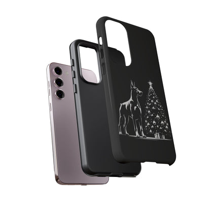 Doberman Christmas Tree Samsung Case