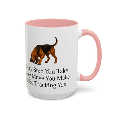 Tracking You 2-Tone Coffee Mug