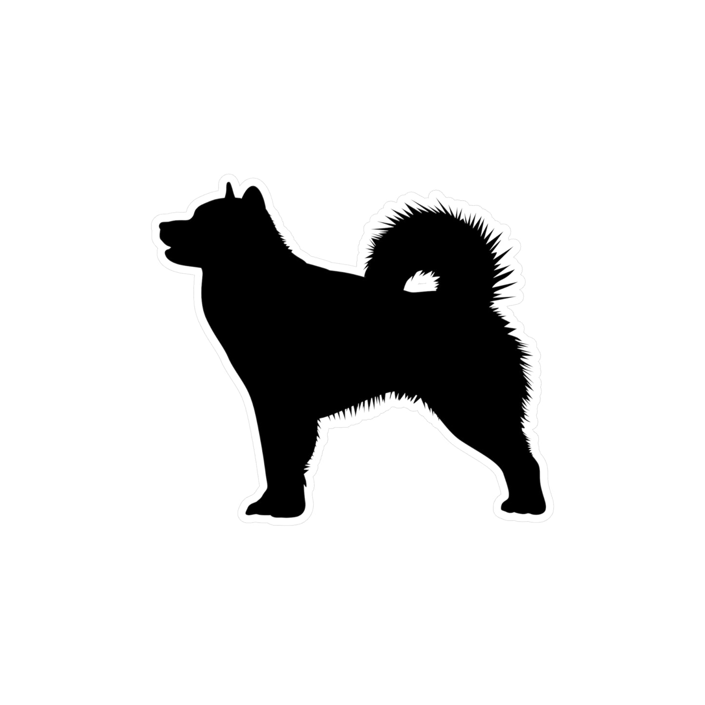Malamute Silhouette Vinyl Decal