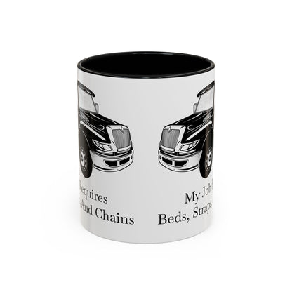 Beds, Straps, And Chains 2-Tone Coffee Mug