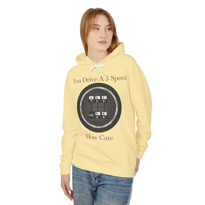 5 Speed How Cute Unisex Lightweight Hoodie