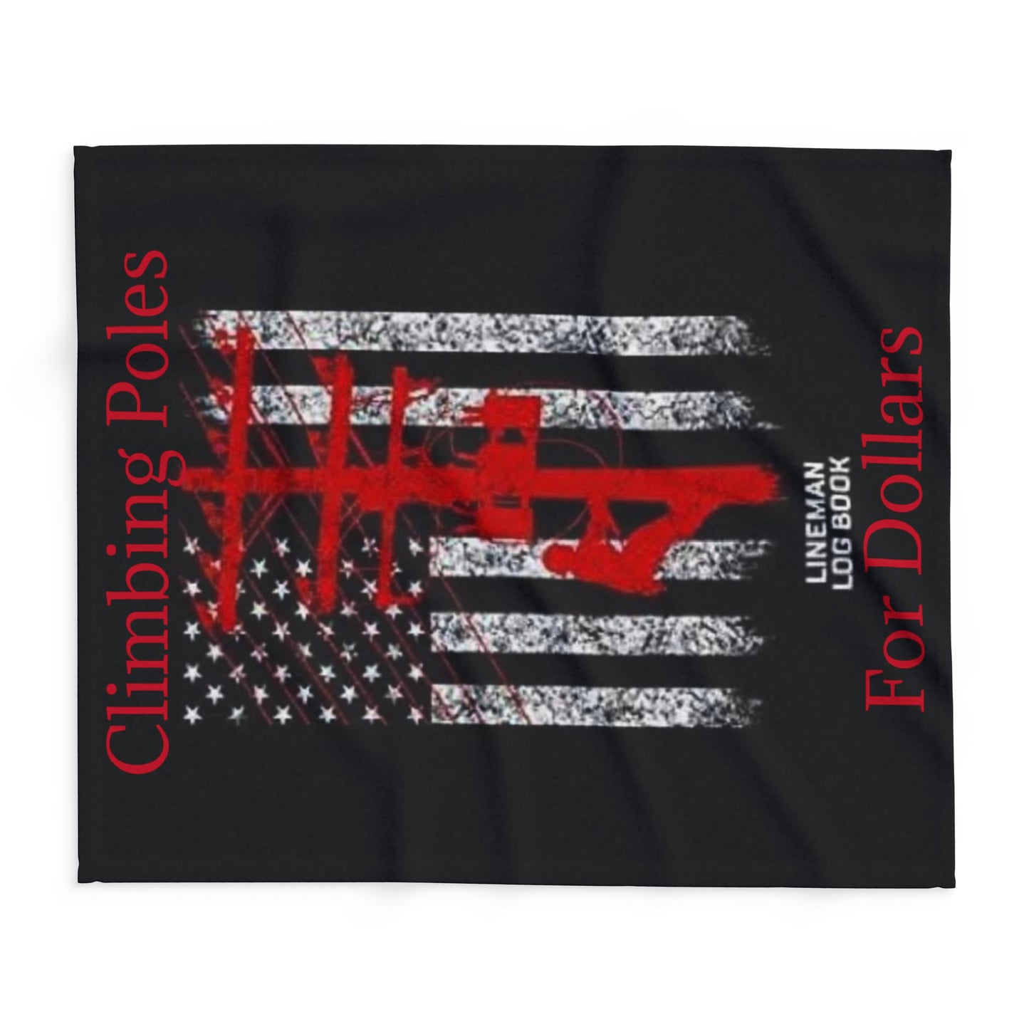 Climbing Poles Arctic Fleece Blanket