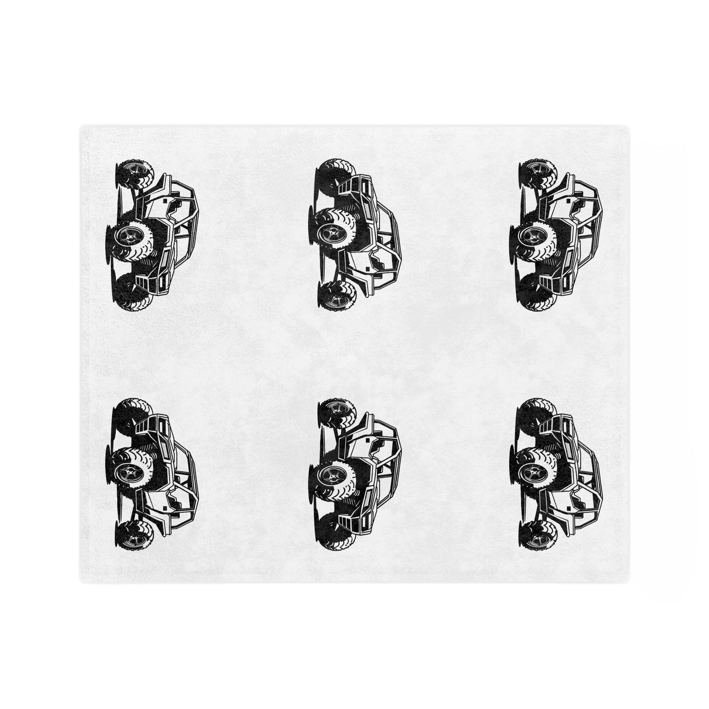 Off The Beaten Path Side By Side Velveteen Microfiber Blanket