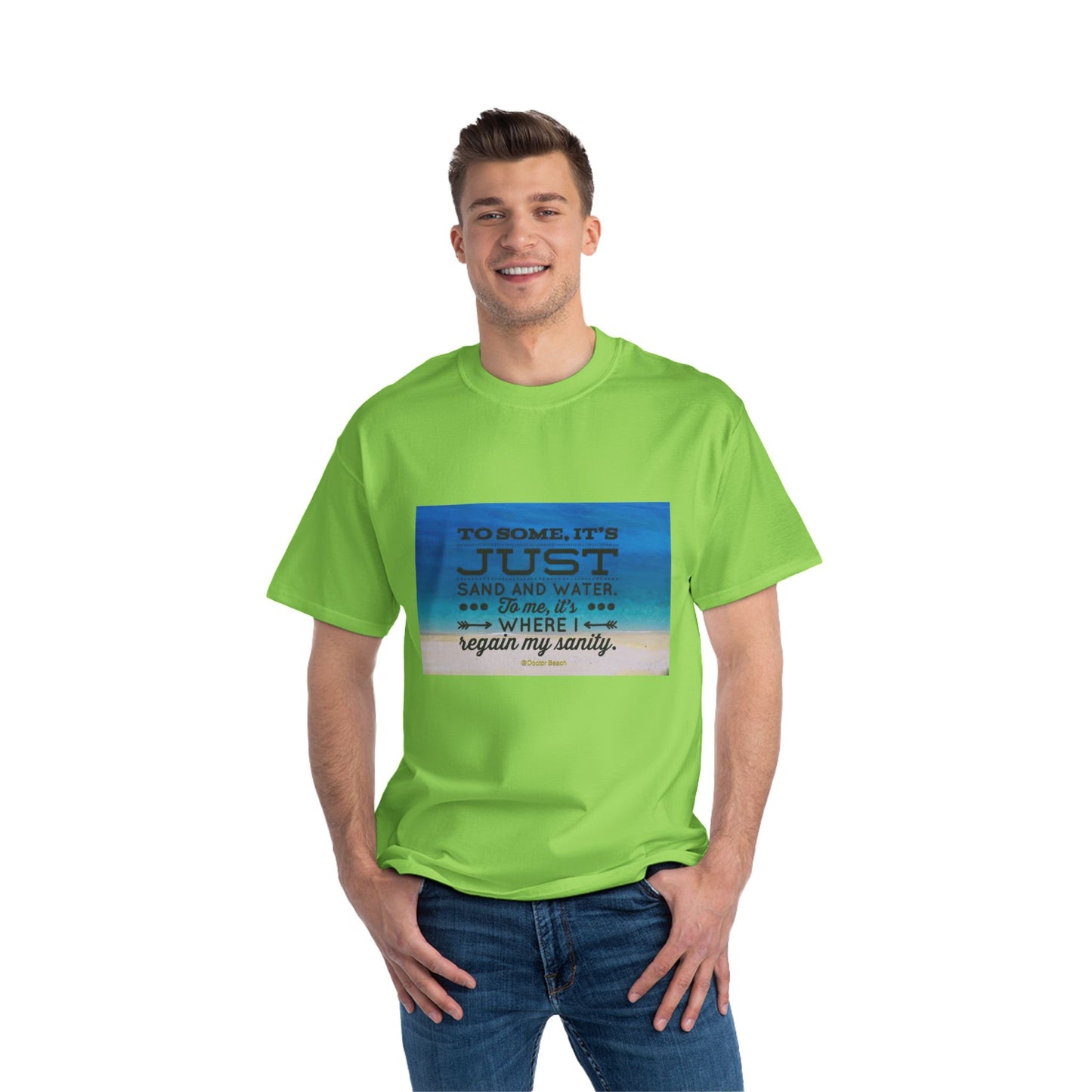 Dr, Beach Men's Short-Sleeve Crewneck Tee
