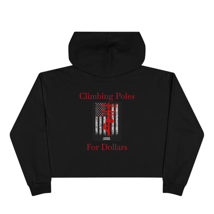 Climbing Poles Women's Crop Hoodie