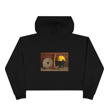 Fire/Rescue Appreciation Women's Crop Hoodie