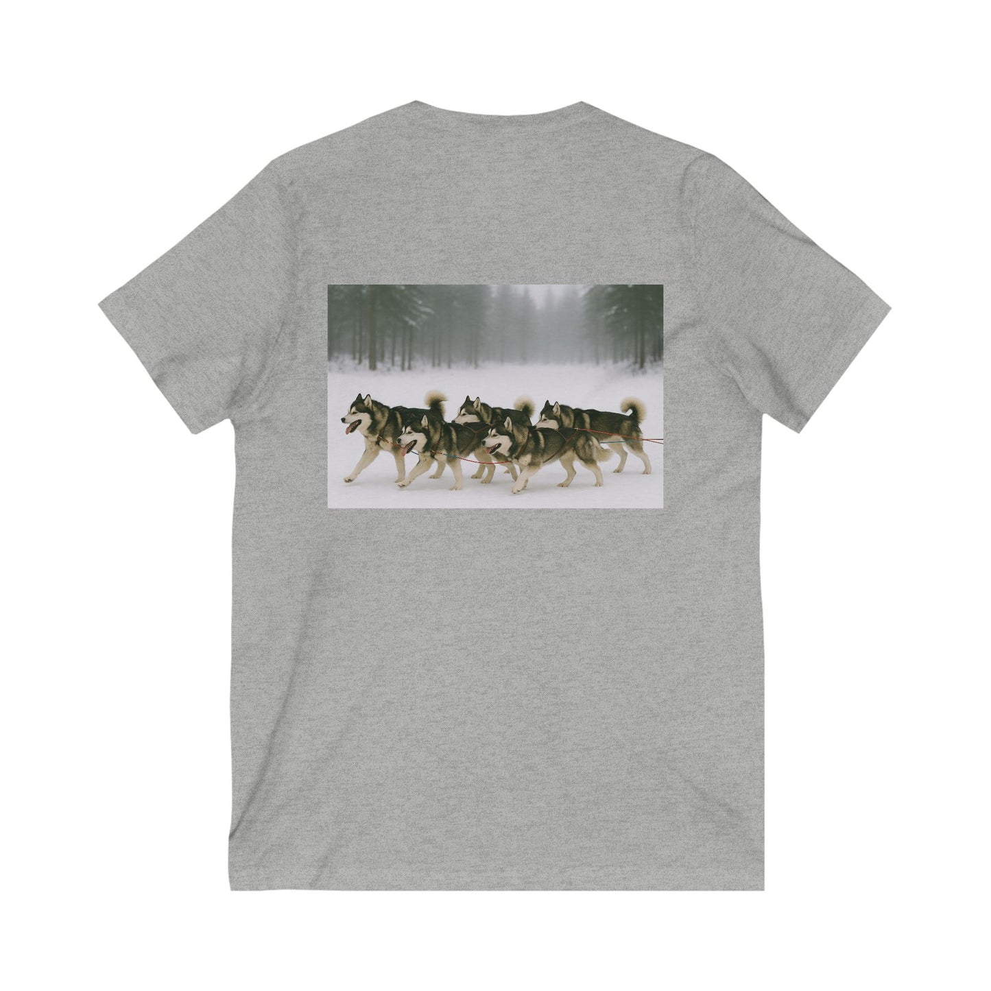 Mush On Unisex Short Sleeve V-Neck Tee
