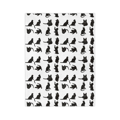 Cats Velveteen Microfiber Blanket