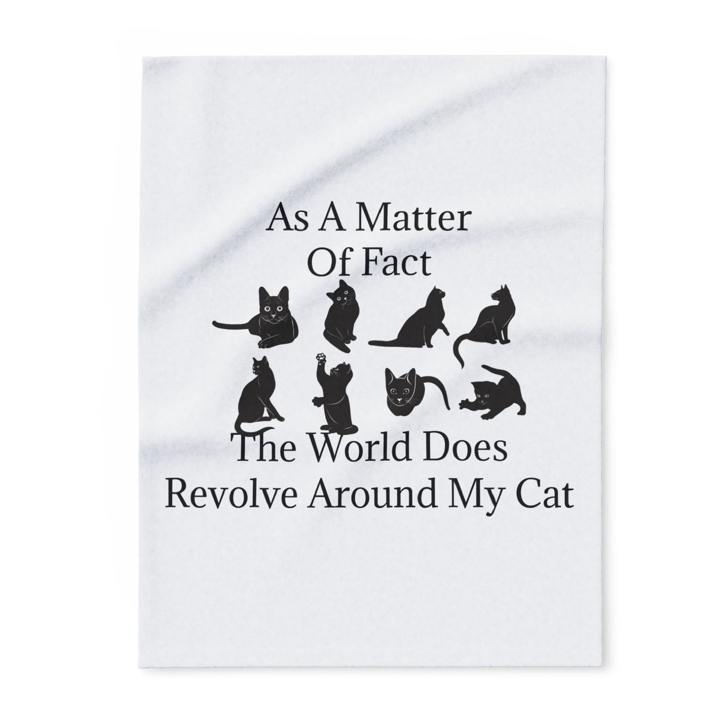 Matter Of Fact Cat Arctic Fleece Blanket