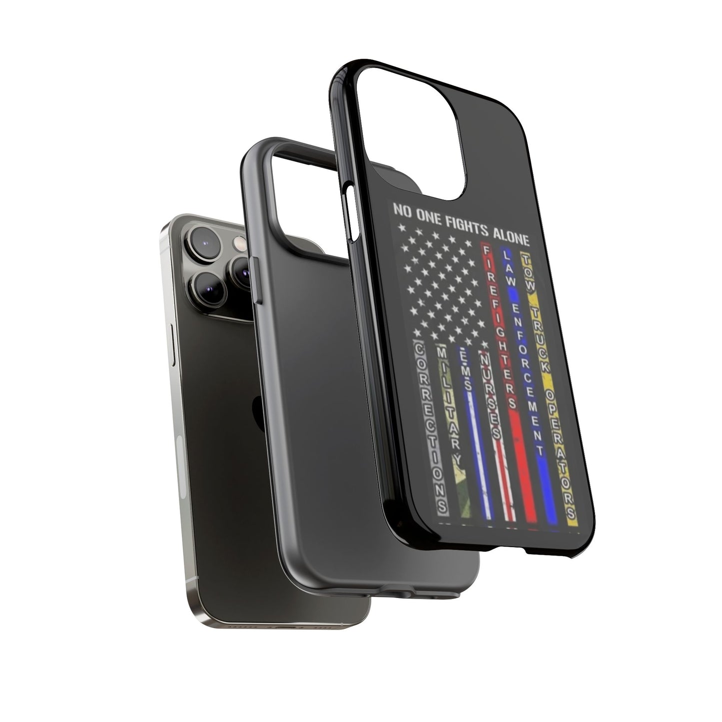 No One Fights Alone iPhone Case